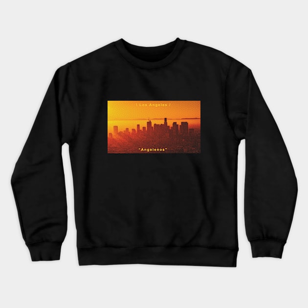 Los Angeles Angelenos Crewneck Sweatshirt by Aspita